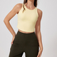 women Yoga Set High Waist Crop Top Straight Leg Pants Gym Wear