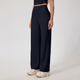 women Yoga Set High Waist Crop Top Straight Leg Pants Gym Wear