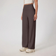 women Yoga Set High Waist Crop Top Straight Leg Pants Gym Wear