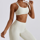 yoga Set 2 Piece Women’S Seamless Workout Sportswear High Waist Leggings