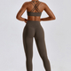 yoga Set 2 Piece Women’S Seamless Workout Sportswear High Waist Leggings