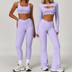 high Waisted Leggings And Sports Bra Yoga Set