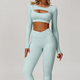high Waisted Leggings And Sports Bra Yoga Set