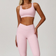 high Waisted Leggings And Sports Bra Yoga Set