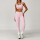 high Waisted Leggings And Sports Bra Yoga Set