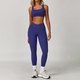 high Waisted Leggings And Sports Bra Yoga Set