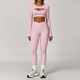 high Waisted Leggings And Sports Bra Yoga Set