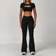 high Waisted Leggings And Sports Bra Yoga Set