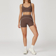 two Piece Yoga Tracksuit Athletic Wear Fitness Gym Workout Sports Bra Leggings Suit