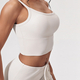 seamless Yoga Set With Crop Top And Straight-Leg Pants
