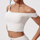 seamless Yoga Set With Crop Top And Straight-Leg Pants