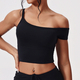 seamless Yoga Set With Crop Top And Straight-Leg Pants