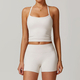 seamless Yoga Set 2-Piece High Waist Leggings Long Sleeve Crop Top
