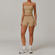 seamless Yoga Set 2-Piece High Waist Leggings Long Sleeve Crop Top