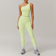 yoga Set Women Sportswear High Waist Leggings Long Sleeved Jacket Shorts
