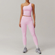 yoga Set Women Sportswear High Waist Leggings Long Sleeved Jacket Shorts