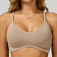 women's Seamless Yoga Long Sleeve Tracksuit Set With Sports Bra And Leggings