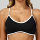 women's Seamless Yoga Long Sleeve Tracksuit Set With Sports Bra And Leggings