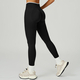 women's Seamless Yoga Long Sleeve Tracksuit Set With Sports Bra And Leggings