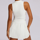 two Piece Yoga Tracksuit With Running T-Shirt And Culottes