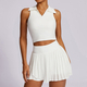 two Piece Yoga Tracksuit With Running T-Shirt And Culottes