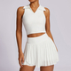 two Piece Yoga Tracksuit With Running T-Shirt And Culottes