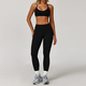 yoga Sports Set Women Quick-Dry Gym Fitness Tracksuit Long Sleeve Jacket Shorts