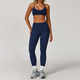 yoga Sports Set Women Quick-Dry Gym Fitness Tracksuit Long Sleeve Jacket Shorts
