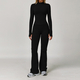 yoga Sports Set Women Quick-Dry Gym Fitness Tracksuit Long Sleeve Jacket Shorts