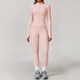 yoga Sports Set Women Quick-Dry Gym Fitness Tracksuit Long Sleeve Jacket Shorts