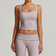 women's Long-Sleeve Yoga Flared Pants Suit Lace Threaded Casual Fitness Tank Top High-Waist Gym Shorts Workout Set