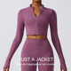 women's Yoga Tracksuit Set With Long Sleeve Jacket And Leggings