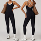 yoga Jumpsuit One Piece Fitness Romper Sleeveless Gym Workout Tracksuit