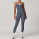 yoga Jumpsuit One Piece Fitness Romper Sleeveless Gym Workout Tracksuit