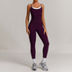 yoga Jumpsuit One Piece Fitness Romper Sleeveless Gym Workout Tracksuit