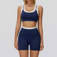 women Yoga Set 2 Piece Workout Tracksuit Bell-Bottom Tank Skirt Suit