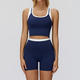 women Yoga Set 2 Piece Workout Tracksuit Bell-Bottom Tank Skirt Suit
