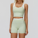 women Yoga Set 2 Piece Workout Tracksuit Bell-Bottom Tank Skirt Suit