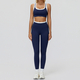 women Yoga Set 2 Piece Workout Tracksuit Bell-Bottom Tank Skirt Suit