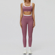 women Yoga Set 2 Piece Workout Tracksuit Bell-Bottom Tank Skirt Suit