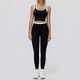 women Yoga Set 2 Piece Workout Tracksuit Bell-Bottom Tank Skirt Suit