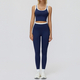 women Yoga Set 2 Piece Workout Tracksuit Bell-Bottom Tank Skirt Suit