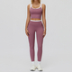 women Yoga Set 2 Piece Workout Tracksuit Bell-Bottom Tank Skirt Suit
