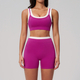 women Yoga Set 2 Piece Workout Tracksuit Bell-Bottom Tank Skirt Suit