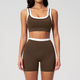 women Yoga Set 2 Piece Workout Tracksuit Bell-Bottom Tank Skirt Suit