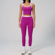 women Yoga Set 2 Piece Workout Tracksuit Bell-Bottom Tank Skirt Suit
