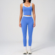 women Yoga Set 2 Piece Workout Tracksuit Bell-Bottom Tank Skirt Suit
