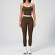 women Yoga Set 2 Piece Workout Tracksuit Bell-Bottom Tank Skirt Suit