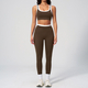 women Yoga Set 2 Piece Workout Tracksuit Bell-Bottom Tank Skirt Suit