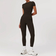 seamless Yoga Gym Set 2 Piece Women Sports Culottes Tennis Skirt Leggings Tank Shorts Suit